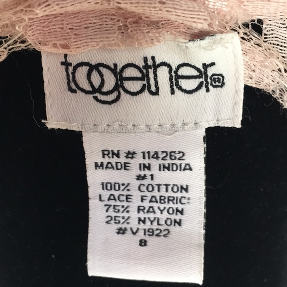 Vintage lace and ribbon tie top - Picture 7 of 7